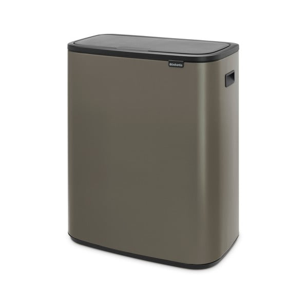 Сиво стоманено кошче за боклук, отваряне с докосване 60 l Bo Touch Bin – Brabantia-image-4