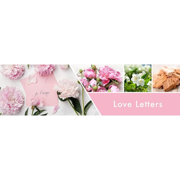 Ароматна свещ в кутия , 35 часа време за горене Love Letters - Goose Creek-image-1