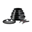 Алуминиев комплект съдове 10 бр. INGENIO EASY COOK & CLEAN BLAC L1549042 – Tefal