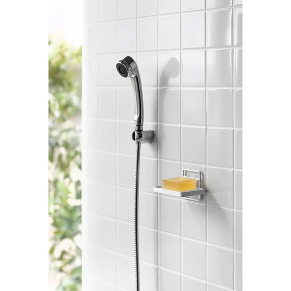 Бяла самозалепваща метална сапунерка Film Hook – YAMAZAKI-image-3