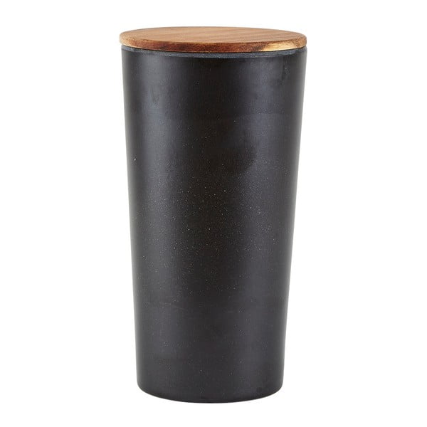 Черен бамбуков контейнер за храна с капак , 1,6 л - Villa Collection