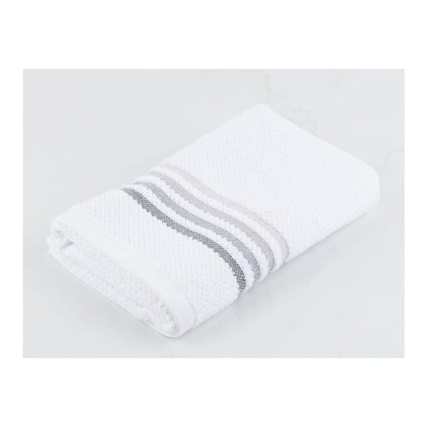 Бяла памучна кърпа Simple Stripe, 50 x 80 cm - Madame Coco