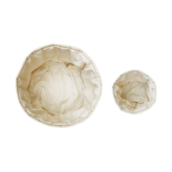 Кремави текстилни детски кутии за съхранение в комплект от 2 бр. ø 30x20 cm Bambie Natural – Lorena Canals-image-4