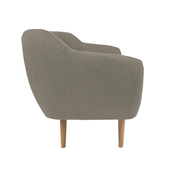 Hnědá dvoumístná pohovka se světlými nohami Mazzini Sofas Sicile-image-3