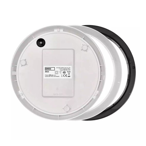 Матово черно LED осветление за таван със сензор за движение Zuri - EMOS-image-3