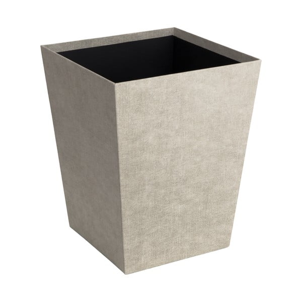 Бежово кошче за боклук Sofia Canvas Paper Laminate – Bigso-image-3