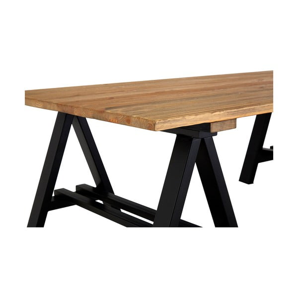 Масичка за кафе с плот от борова дървесина в естествен цвят 80x140 cm Hampstead - Premier Housewares-image-3