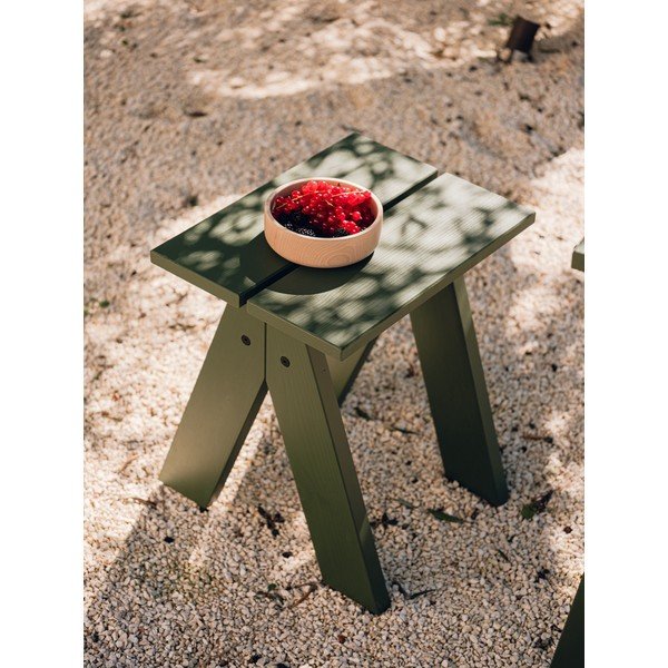 Зелен градински стол от масивно дърво Navo – noo.ma-image-1