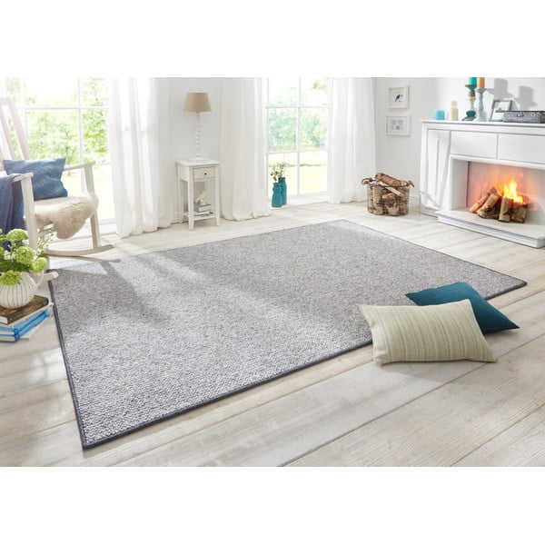 Сив килим 140x200 cm Wolly – BT Carpet-image-1