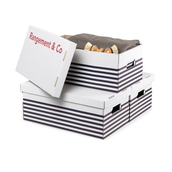 Комплект от 3 кутии за съхранение с Mariniere - Compactor-image-4