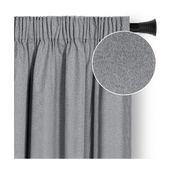 Сиво затъмняващо перде 140x250 cm Corita – Restilo