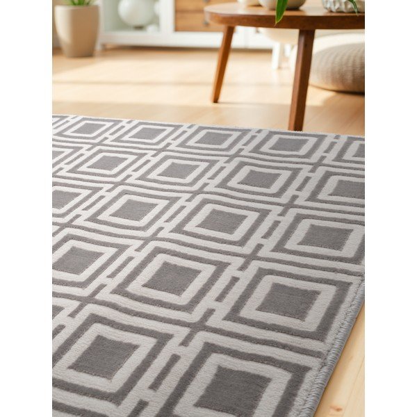 Сива и кремава пътека 80x240 cm Perles Howlite – Elle Decoration-image-3