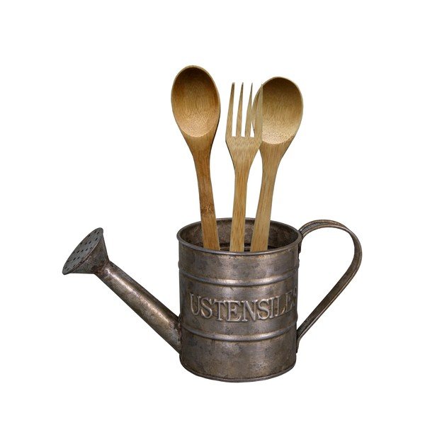 Set zinkové konvice a kuchyňského náčiní Antic Line, ø 10 cm