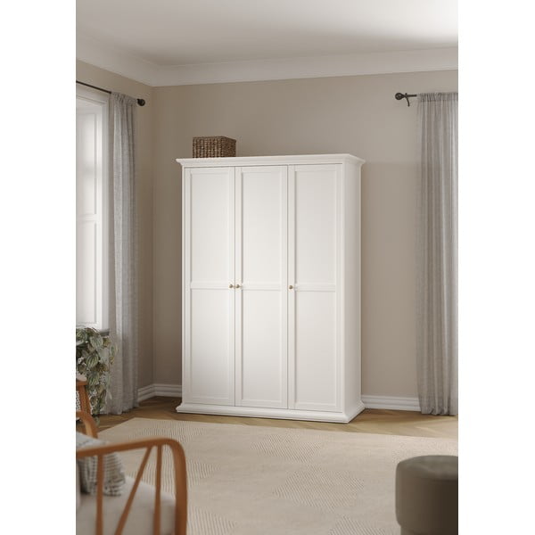 Бял гардероб 139x201 cm Paris – Tvilum-image-1