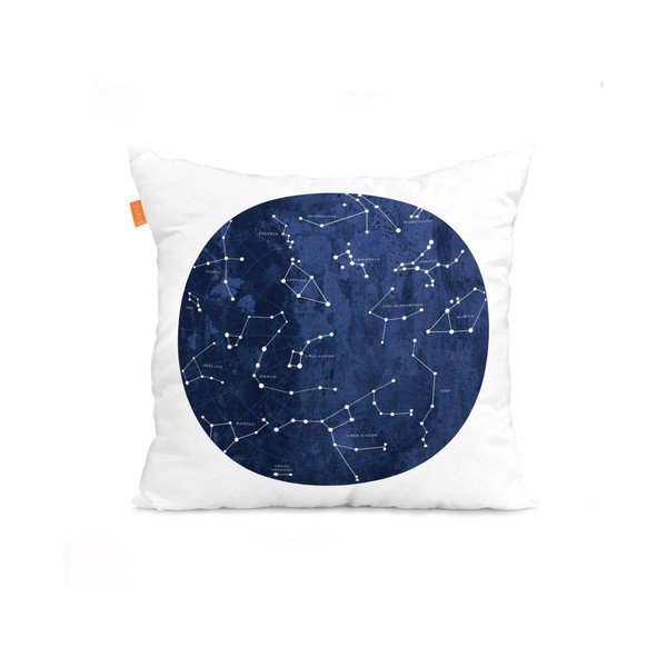 Комплект от 2 памучни калъфки за възглавници Cosmos - Blanc-image-2