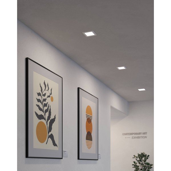 Бяло LED вградено осветление осветително тяло за таван 12x12 cm FUEVA 5 – EGLO-image-1