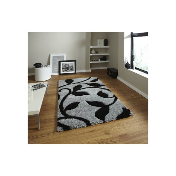Koberec Think Rugs Fashion Grey Black, 120 x 170 cm-image-1
