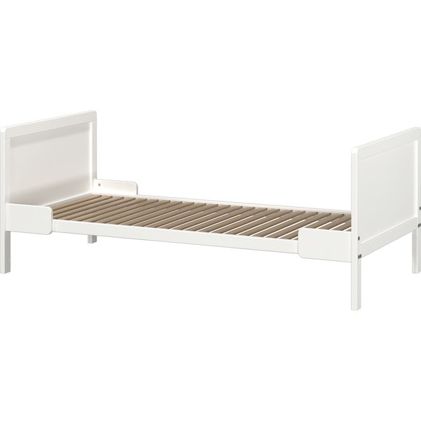 Бяло детско креватче 70x140 cm от масивна дървесина Alkmaar – Germania-image-2