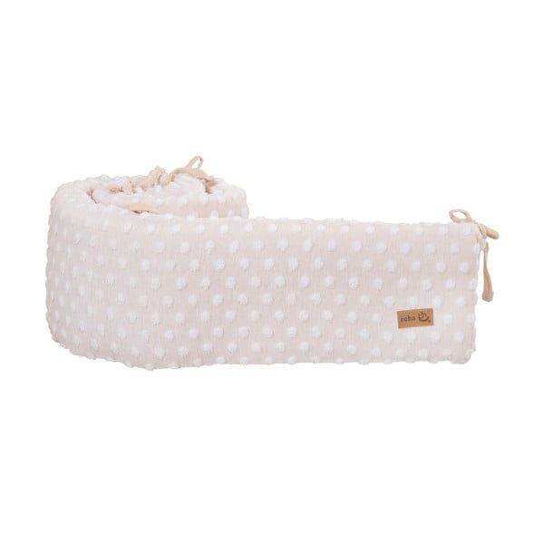 Бежов калъф за матрак за детско легло със смес от памук 170 cm Frosty Almond – Roba-image-2