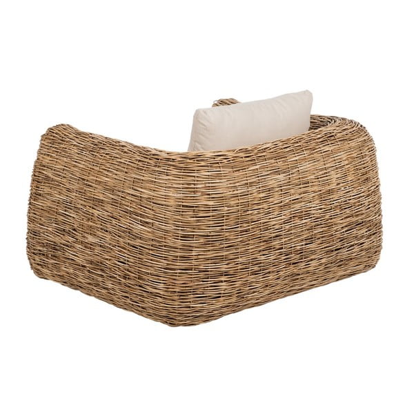 Фотьойл с плетка в бяло и естествен цвят - Ixia-image-3