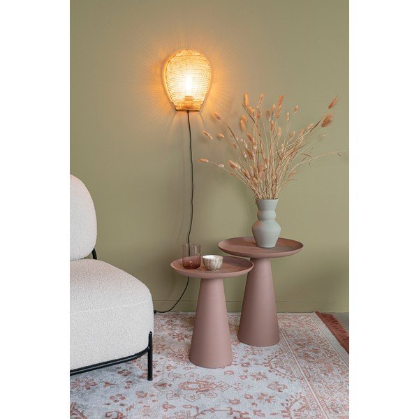 Метална кръгла странична масичка ø 34,5 cm Ringar – White Label-image-1