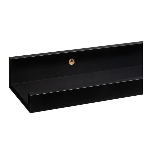 Черен стенен рафт за картини 60 cm – Casa Selección-image-3