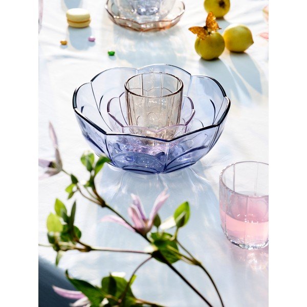 Светлосиня стъклена купа ø 23 cm Lily - Holmegaard-image-2