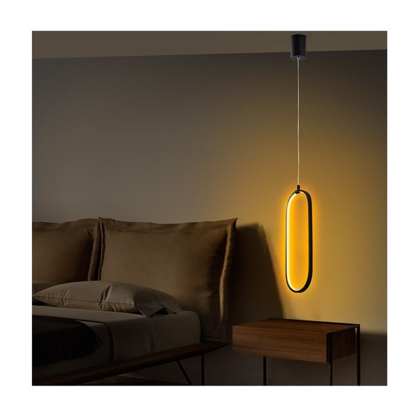 Черно LED висящо осветително тяло Can – Opviq lights-image-2