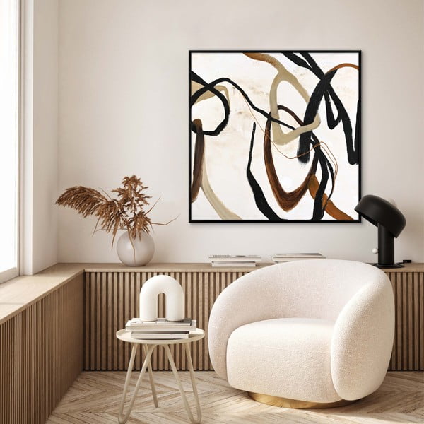 Ръчно рисувана картина 100x100 cm Once Again – Malerifabrikken-image-1