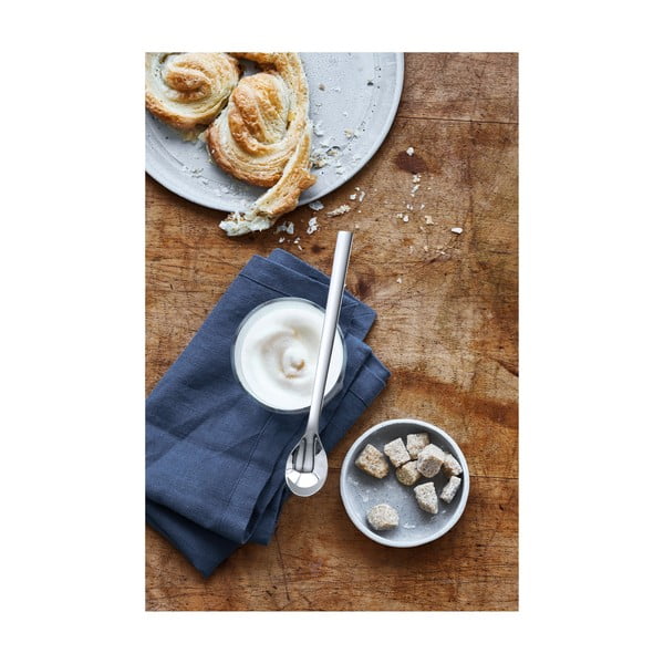 Сиви дълги лъжици в комплект 6 бр. от неръждаема стомана Nuova – WMF-image-1