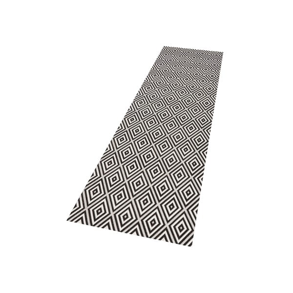 Черно-бял килим за открито , 80 x 200 cm Karo - NORTHRUGS-image-4