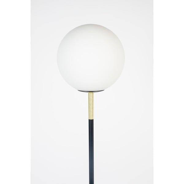 Черно-бялa подова лампа със стъклен абажур (височина 145 cm) Orion – Zuiver-image-4