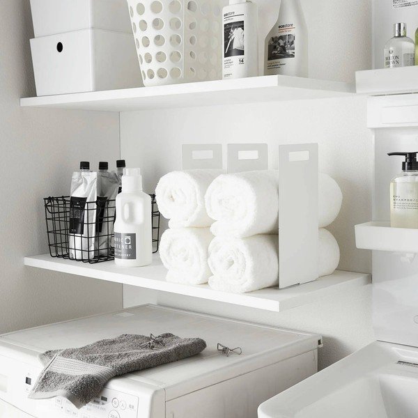 Бели метални стойки за кърпи 2 бр. Tower – YAMAZAKI-image-1