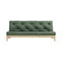 Променлив диван Natural Clear/Olive Green Fresh - Karup Design