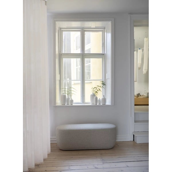 Сива табуретка от плат букле KUON - Blomus-image-4