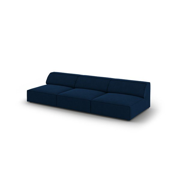 Тъмносин кадифен диван 240 cm Jodie – Micadoni Home-image-4