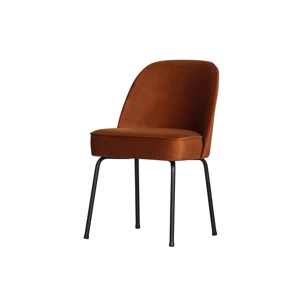 Кадифени трапезни столове в комплект 2 бр. в тухлен цвят Vogue – WOOOD-image-3