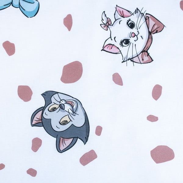 Бяло памучно детско спално бельо 100x135 cm Marie Cat "Friends" – Jerry Fabrics-image-4