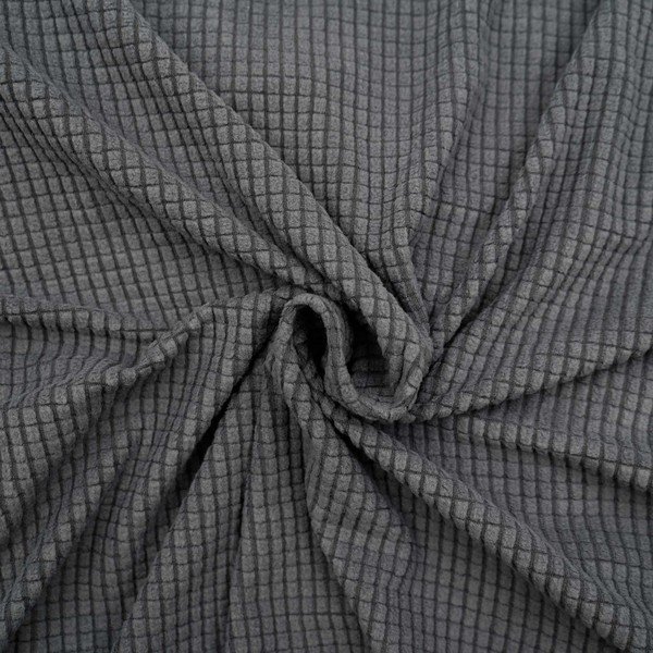 Антрацитно триместно ластично покривало за диван Sacha – douceur d'intérieur-image-1