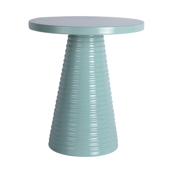 Метална кръгла странична масичка ø 40 cm Catania Ribbed – Leitmotiv