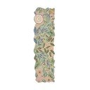 Зелена ръчно изработена вълнена пътека 60x230 cm Bryony Shaped Floral – Flair Rugs