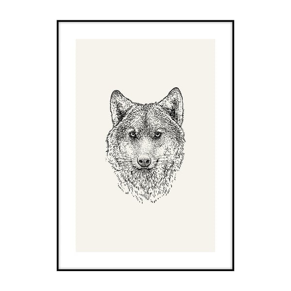 Плакат Wolf Ilu, 40 x 30 cm - Imagioo