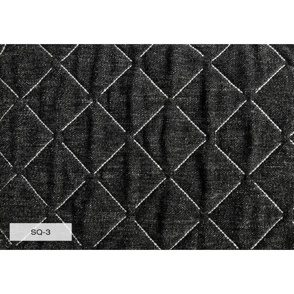 Черно тапицирано двойно легло и решетка 160x200 cm Sleepy Luna - Miuform-image-4