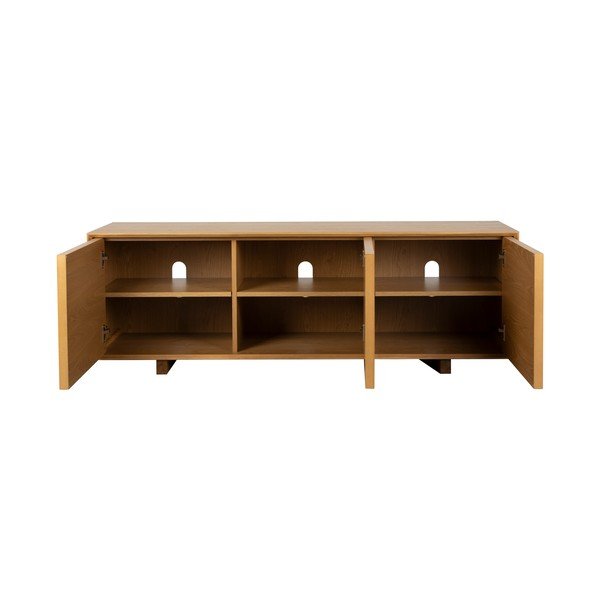 Маса за телевизор от масивен ясен в естествен цвят 160x54x42 cm Raster – Zuiver-image-2