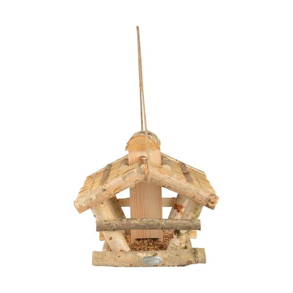 Дървена висяща хранилка за птици с табла, височина 27,5 cm - Esschert Design