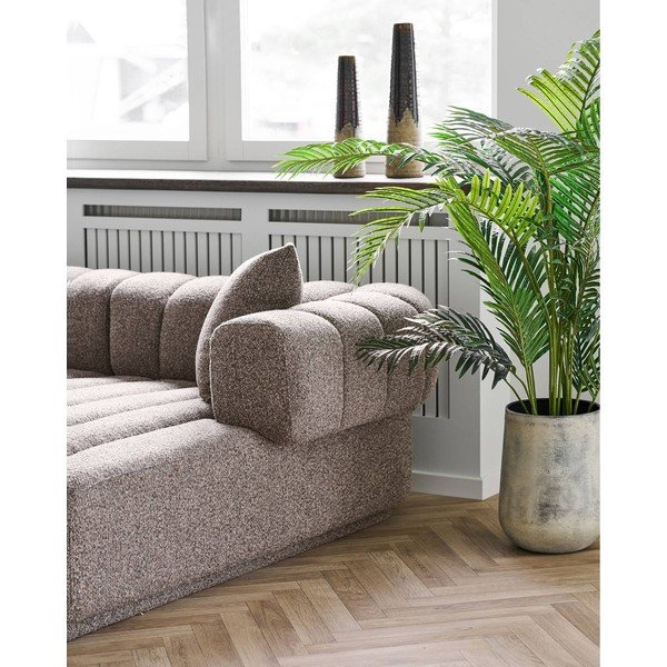 Кафява керамична висока ваза (височина 39 cm) – House Nordic-image-1