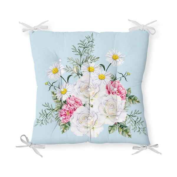 Диван от памучна смес Пролетни цветя, 40 x 40 cm - Minimalist Cushion Covers