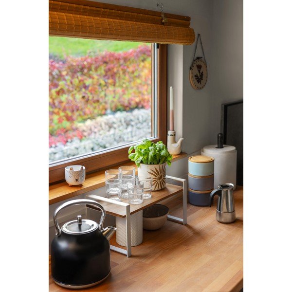 Бяла теракотена саксия , височина 12 см Idris - Bloomingville-image-2