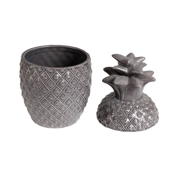 Dóza s poklopem Côté Table Banana Grey-image-1