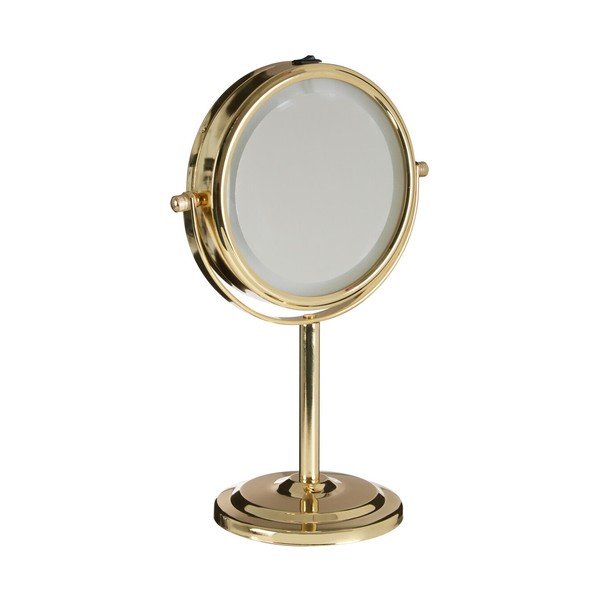 Козметично огледало със светлина/увеличително (увеличение 2x) ø 15 cm Cassini – Premier Housewares-image-2